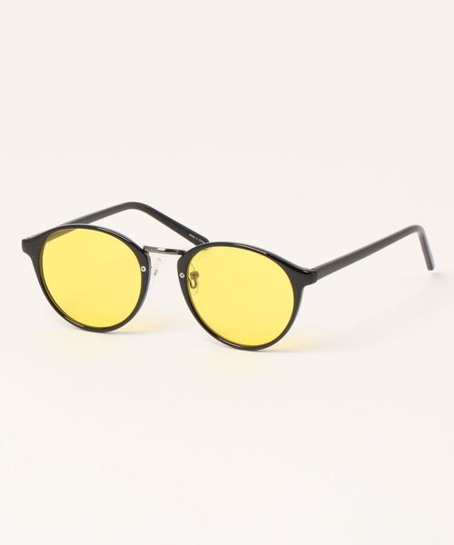 Didot.showroom（ディドット ショールーム）の「UVカット ボストンクリアカラーサングラス（サングラス・レディース・ブラック/ブラウン/レオパード/イエロー/ブルー・FREE）」の10枚目の写真