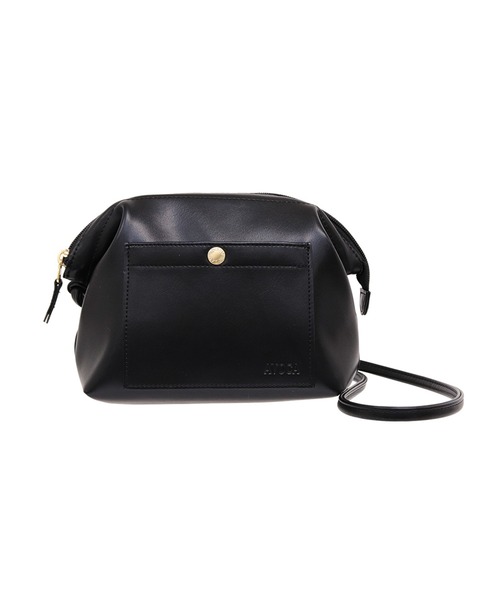 AVOCA(アヴォカ)の「AVOCA 合皮ミニショルダー / アヴォカ ゴウヒミニショルダー(ショルダーバッグ・レディース・ブラウン/ホワイト/ブラック・ONE SIZE)」の2枚目の写真