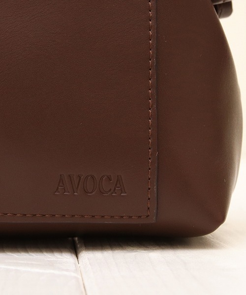 AVOCA(アヴォカ)の「AVOCA 合皮ミニショルダー / アヴォカ ゴウヒミニショルダー(ショルダーバッグ・レディース・ブラウン/ホワイト/ブラック・ONE SIZE)」の12枚目の写真