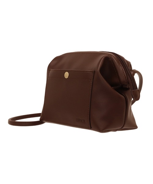 AVOCA(アヴォカ)の「AVOCA 合皮ミニショルダー / アヴォカ ゴウヒミニショルダー(ショルダーバッグ・レディース・ブラウン/ホワイト/ブラック・ONE SIZE)」の14枚目の写真