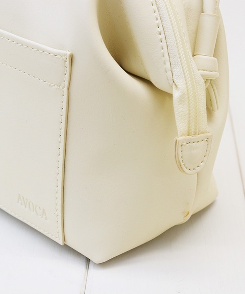 AVOCA(アヴォカ)の「AVOCA 合皮ミニショルダー / アヴォカ ゴウヒミニショルダー(ショルダーバッグ・レディース・ブラウン/ホワイト/ブラック・ONE SIZE)」の22枚目の写真