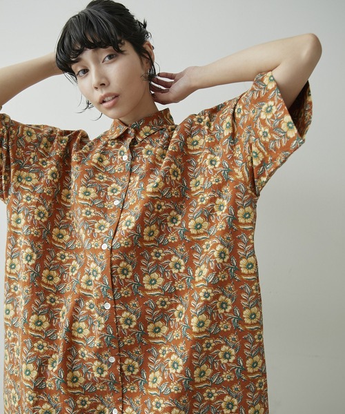 ear PAPILLONNER（イアパピヨネ）の「ヴィンテージ柄シャツ