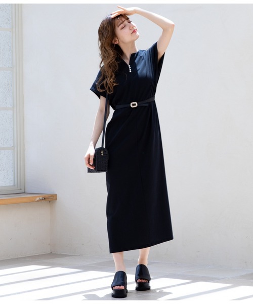 CHILLE（チル）の「パールモチーフ細ベルト（ベルト・レディース・ベージュ/ブラック・FREE）」の5枚目の写真