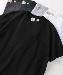 Goodwear（グッドウェア）の「【Goodwear/グッドウェア】 ヘビーウェイト USAコットン 無地ポケット半袖Tシャツ/レギュラーシルエット（Tシャツ/カットソー・メンズ）」