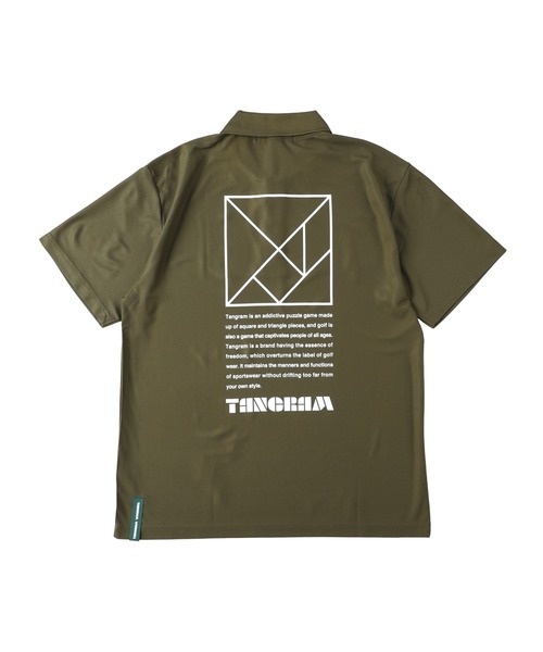 TANGRAM(タングラム)の「TURF POLO SHIRTS(ポロシャツ・メンズ・ホワイト/ブラック/グリーン/アイボリー/カーキ/スミクロ/レッド・S/M/L/XL/XS/XXL)」の5枚目の写真