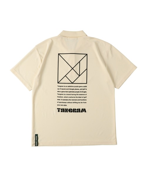 TANGRAM(タングラム)の「TURF POLO SHIRTS(ポロシャツ・メンズ・ホワイト/ブラック/グリーン/アイボリー/カーキ/スミクロ/レッド・S/M/L/XL/XS/XXL)」の2枚目の写真