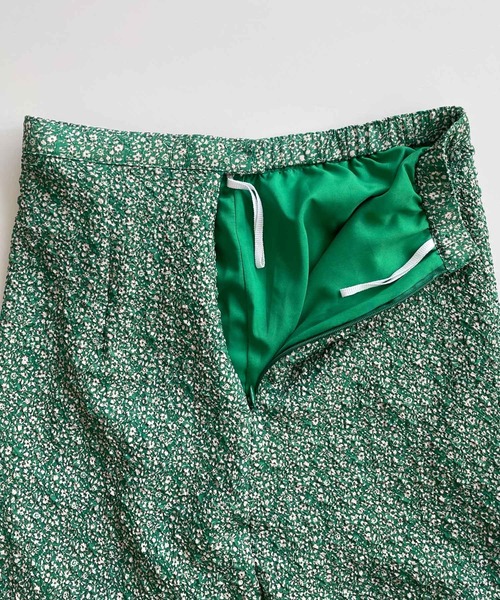 CANAL JEAN(キャナルジーン)の「smileyranna 小花柄マーメイドスカート(スカート・レディース・アイボリー/グリーン・ONE SIZE)」の15枚目の写真