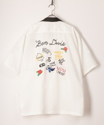 【BEN DAVIS】SCRIBBLE STITCH O/C 【2023SS】 BEN DAVIS SCRIBBLE STITCH O/C SHIRTS