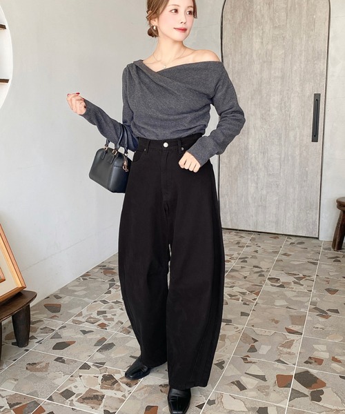 【最終値下げ(11/29〜11/30限定値下げ)】ルメールブラウンジーンズ42 ブラックブラウンデニム - SIMIO | 60% - アジアファッション通販