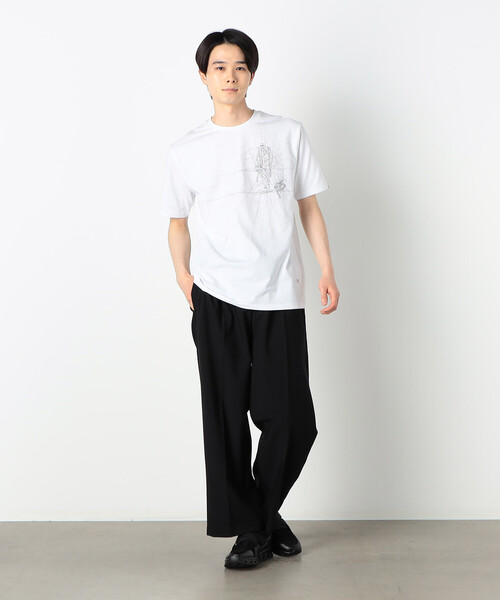 COMME CA ISM（コムサイズム）の「京源 プリントＴシャツ「鼓動」（Tシャツ/カットソー・メンズ・ホワイト/ブラック・SMALL/MEDIUM/LARGE/X-LARGE）」の17枚目の写真