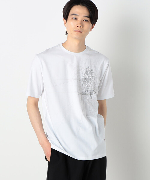 COMME CA ISM（コムサイズム）の「京源 プリントＴシャツ「鼓動」（Tシャツ/カットソー・メンズ・ホワイト/ブラック・SMALL/MEDIUM/LARGE/X-LARGE）」の16枚目の写真