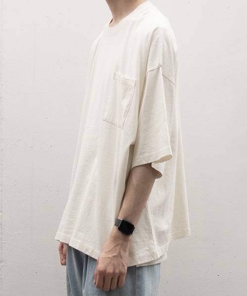 EDDEN ELLEN（エデンエレン）の「【EDDEN ELLEN】vintage wash pigment Tee / ヴィンテージウォッシュピグメントTシャツ（Tシャツ/カットソー・メンズ・パープル/ホワイト/グリーン/チャコールグレー・SMALL/MEDIUM/LARGE）」の19枚目の写真