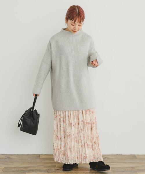 セール】フラワープリントプリーツスカート（スカート）｜ITEMS