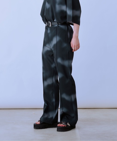 Ellno Loset（エルノロゼット）の「美脚ブラーフレアパンツ/セットアップ対応（その他パンツ・メンズ・グレー/ブラック/ブルーグレー・SMALL/MEDIUM/LARGE）」の4枚目の写真