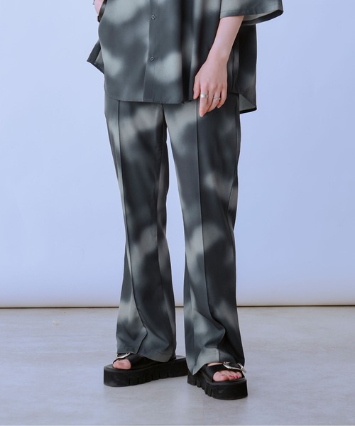 Ellno Loset（エルノロゼット）の「美脚ブラーフレアパンツ/セットアップ対応（その他パンツ・メンズ・グレー/ブラック/ブルーグレー・SMALL/MEDIUM/LARGE）」の10枚目の写真