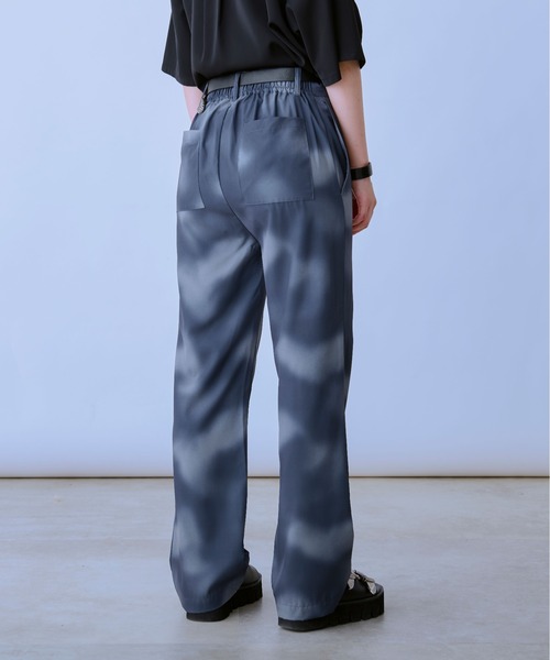 Ellno Loset（エルノロゼット）の「美脚ブラーフレアパンツ/セットアップ対応（その他パンツ・メンズ・グレー/ブラック/ブルーグレー・SMALL/MEDIUM/LARGE）」の7枚目の写真