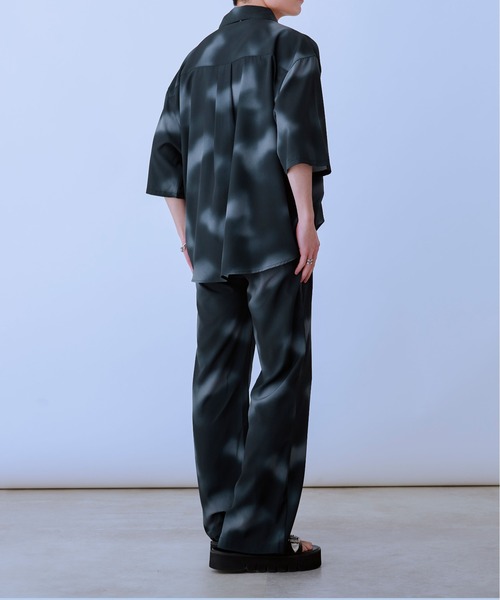 Ellno Loset（エルノロゼット）の「美脚ブラーフレアパンツ/セットアップ対応（その他パンツ・メンズ・グレー/ブラック/ブルーグレー・SMALL/MEDIUM/LARGE）」の8枚目の写真