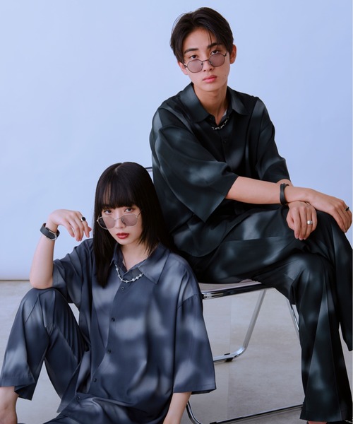 Ellno Loset（エルノロゼット）の「美脚ブラーフレアパンツ/セットアップ対応（その他パンツ・メンズ・グレー/ブラック/ブルーグレー・SMALL/MEDIUM/LARGE）」の17枚目の写真