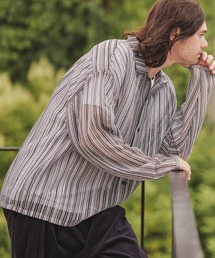 ms5371- Openwork Long Sleeve Shirts シャツ
