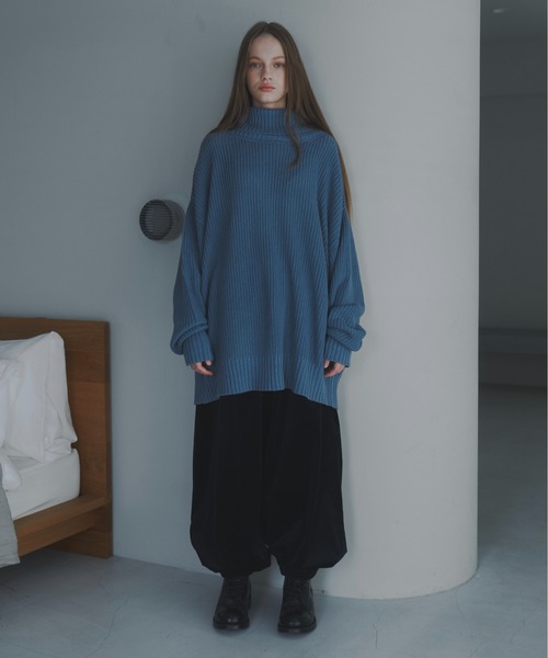 Utusiyo(ウツシヨ)の「velour balloon pants 庇陰(その他パンツ・メンズ・ベージュ/ブラック・FREE)」の9枚目の写真