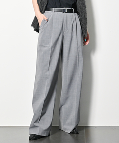WOOL TRO タックパンツ（スラックス）｜Deuxieme Classe