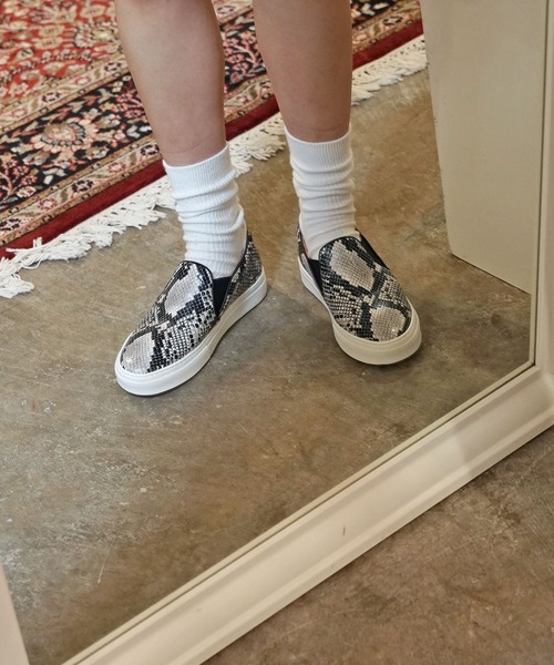 MOHI（モヒ）の「MOHI/モヒ パイソン柄 スリッポン（スリッポン・レディース・パイソン・36/37/38/39）」の12枚目の写真