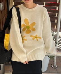 CPCM | お花ジャガードBIGニット(ニット/セーター)