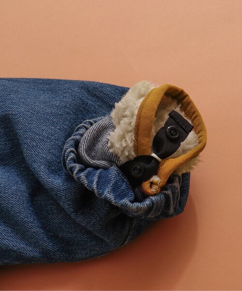 BREEZE（ブリーズ）の「【合体シリーズ】デニム刺繍マウンテンパーカー（マウンテンパーカー・キッズ・インディゴブルー・90/120/110/150/130/100/140）」の15枚目の写真