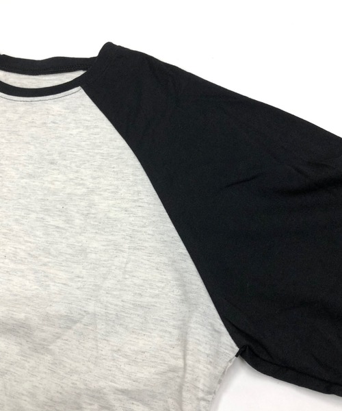 SHEENA(シーナ)の「配色ラグランクロップド丈シンプルロンT(Tシャツ/カットソー・レディース・グリーン/ブラック/モカ・M)」の18枚目の写真