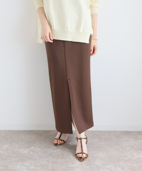 未使用】イエナ ダブルドビータイトスカート （インドドビー ギャザー  