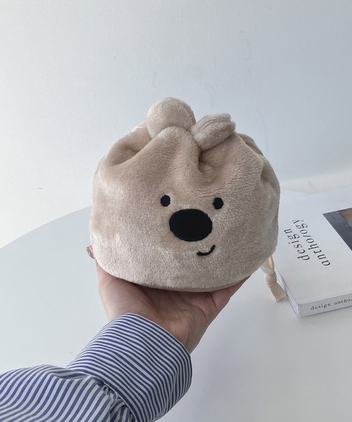 AS KNOW AS plus（アズノゥアズプラス）の「☆スフレアニマルポーチ（ポーチ・レディース・A/D/E/C/B/G/F/I/K/L/H/J/M/ブラウン系/ホワイト系その他/グリーン系/グレー系・FREE）」の15枚目の写真