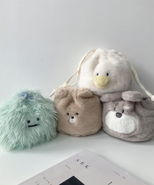 AS KNOW AS plus（アズノゥアズプラス）の「☆スフレアニマルポーチ（ポーチ・レディース・A/D/E/C/B/G/F/I/K/L/H/J/M/ブラウン系/ホワイト系その他/グリーン系/グレー系・FREE）」の19枚目の写真