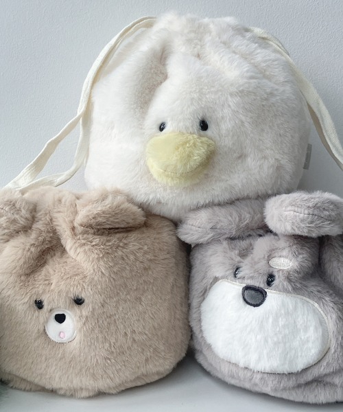 AS KNOW AS plus（アズノゥアズプラス）の「☆スフレアニマルポーチ（ポーチ・レディース・A/D/E/C/B/G/F/I/K/L/H/J/M/ブラウン系/ホワイト系その他/グリーン系/グレー系・FREE）」の18枚目の写真