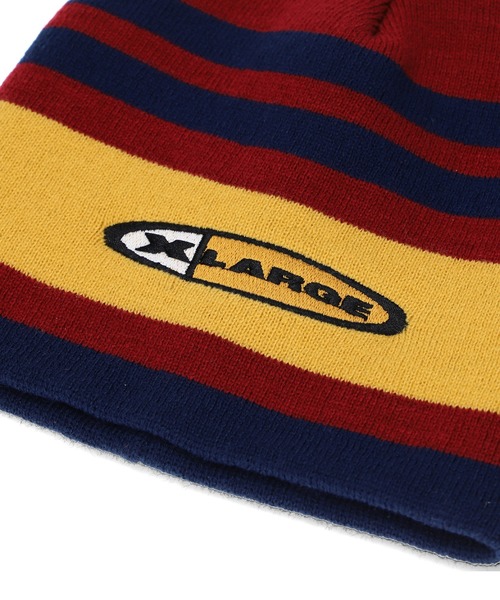 XLARGE（エクストララージ）の「LINED SINGLE BEANIE（ニットキャップ/ビーニー・メンズ・ブラック/バーガンディー・ONE SIZE）」の5枚目の写真