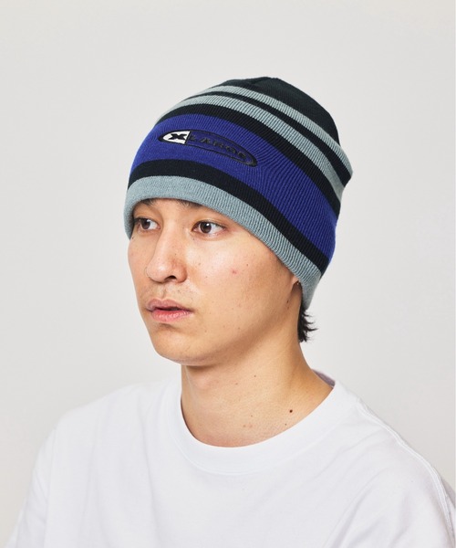 XLARGE（エクストララージ）の「LINED SINGLE BEANIE（ニットキャップ/ビーニー・メンズ・ブラック/バーガンディー・ONE SIZE）」の7枚目の写真
