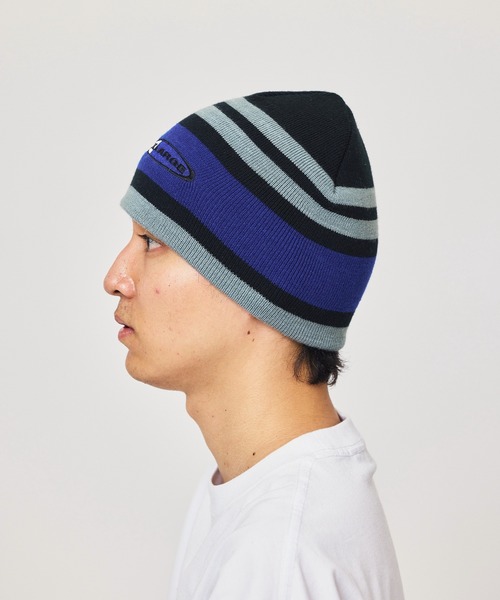 XLARGE（エクストララージ）の「LINED SINGLE BEANIE（ニットキャップ/ビーニー・メンズ・ブラック/バーガンディー・ONE SIZE）」の8枚目の写真