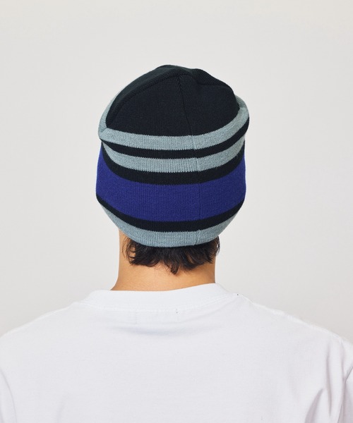 XLARGE（エクストララージ）の「LINED SINGLE BEANIE（ニットキャップ/ビーニー・メンズ・ブラック/バーガンディー・ONE SIZE）」の9枚目の写真