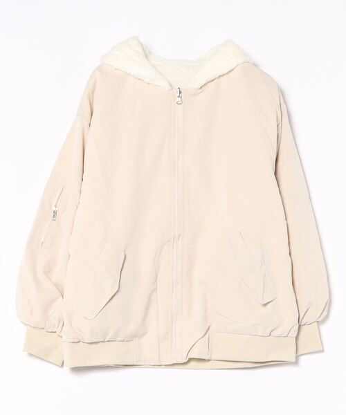 Burner（バーナー）の「【OKUOKU　0909】 ブルゾン リバーシブル oku-outer-696857244818-56 U（MA-1・レディース・ブラック/オフホワイト・M/L）」の8枚目の写真