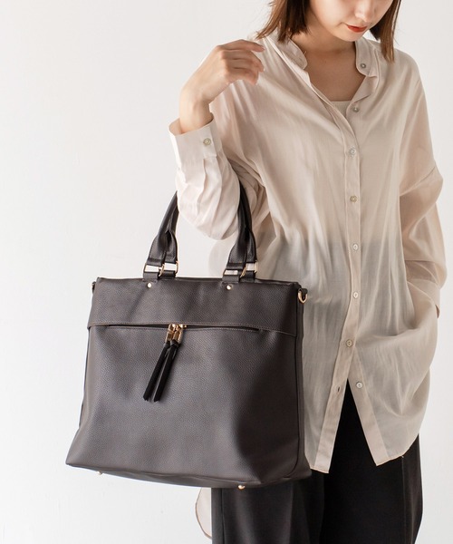 Vitelli バッグ フロントポケット2wayビッグトートバッグ | バッグ,トートバッグ