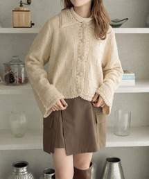 Ambre Neige | ブロックニットジャケット/【WEB/EC限定商品】(その他アウター)