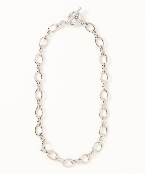 LOWRYS FARM（ローリーズファーム）の「チェーンネックレス　976398（ネックレス・レディース・ホワイト/ブルー系その他/シルバー/シルバー系その他・FREE）」の4枚目の写真