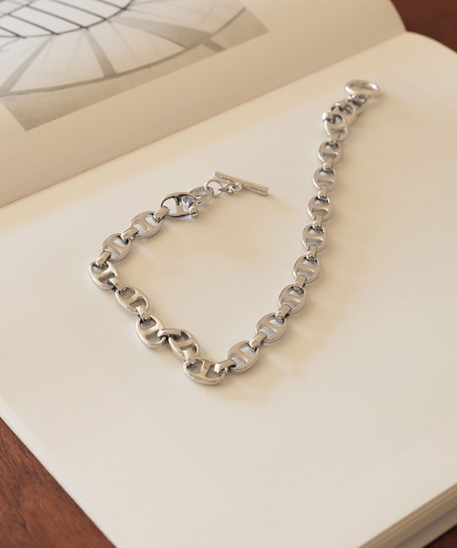 LOWRYS FARM（ローリーズファーム）の「チェーンネックレス　976398（ネックレス・レディース・ホワイト/ブルー系その他/シルバー/シルバー系その他・FREE）」の3枚目の写真