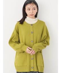 earth music&ecology | クルーネックミドル丈カーディガン(カーディガン/ボレロ)