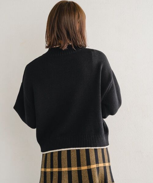 RETRO GIRL（レトロガール）の「バイカラーニットPO（ニット/セーター・レディース・ホワイト/ブルー/オレンジ/ブラック/ホワイト系その他・FREE）」の17枚目の写真