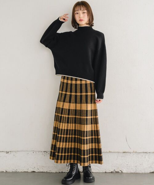 RETRO GIRL（レトロガール）の「バイカラーニットPO（ニット/セーター・レディース・ホワイト/ブルー/オレンジ/ブラック/ホワイト系その他・FREE）」の18枚目の写真