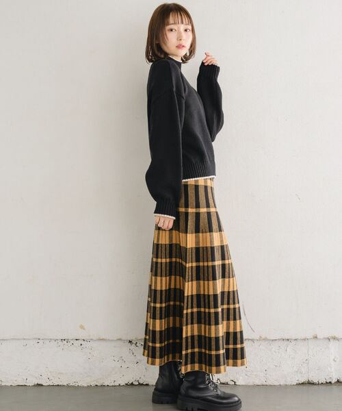 RETRO GIRL（レトロガール）の「バイカラーニットPO（ニット/セーター・レディース・ホワイト/ブルー/オレンジ/ブラック/ホワイト系その他・FREE）」の20枚目の写真