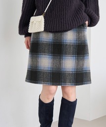ROPE' PICNIC | リンクコーデ/シャギーチェック台形スカート(スカート)