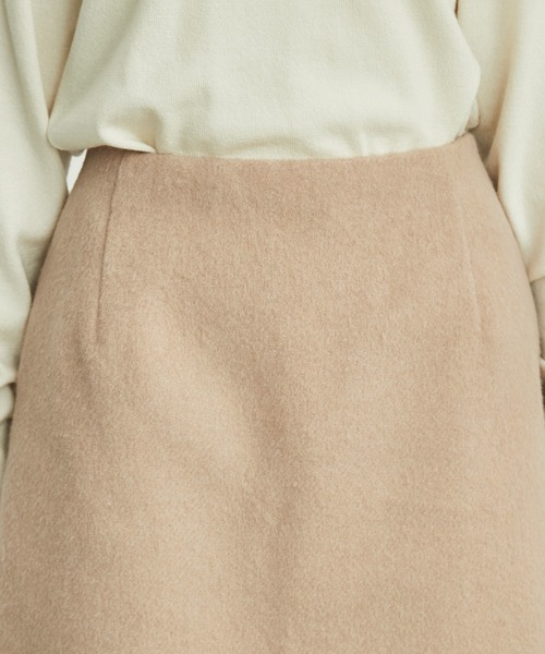 ROPE' PICNIC（ロペピクニック）の「☆リンクコーデ/シャギーチェック台形スカート（スカート・レディース・ブルー系その他6/ブラック/キャメル/キナリ/ホワイト系その他2・38/36）」の14枚目の写真