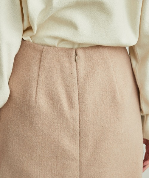 ROPE' PICNIC（ロペピクニック）の「☆リンクコーデ/シャギーチェック台形スカート（スカート・レディース・ブルー系その他6/ブラック/キャメル/キナリ/ホワイト系その他2・38/36）」の15枚目の写真