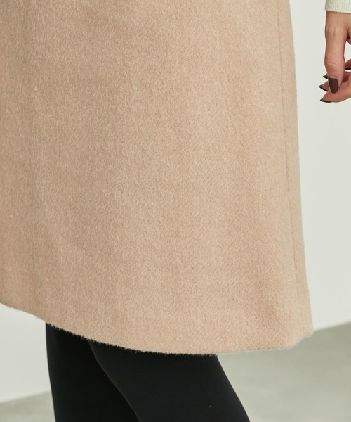 ROPE' PICNIC（ロペピクニック）の「☆リンクコーデ/シャギーチェック台形スカート（スカート・レディース・ブルー系その他6/ブラック/キャメル/キナリ/ホワイト系その他2・38/36）」の17枚目の写真